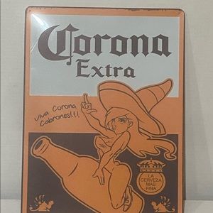 COPY - Corona Extra Metal Tin Sign.